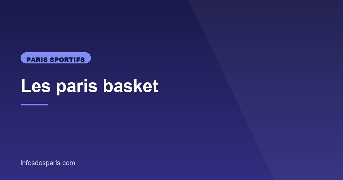Illustration de l'article consacré aux paris basket